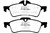 EBC 04-06 Mini Hardtop 1.6 Redstuff Rear Brake Pads