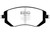 EBC 04-06 Saab 9-2X 2.0 Turbo Redstuff Front Brake Pads