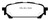 EBC 04-06 Saab 9-2X 2.0 Turbo Redstuff Rear Brake Pads