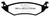 EBC DP43003R Yellowstuff Rear Brake Pads, Ford Econoline E150 4.6 2004-2007