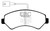 EBC DP41969/2R Yellowstuff Front Brake Pads, Ram Trucks Promaster 3.0L TD 2014-2016