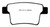 EBC 04-07 Ford Five Hundred 3.0 Redstuff Rear Brake Pads