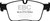 EBC DP42253R Yellowstuff Front Brake Pads, Jaguar F-Pace 2.0L TD (180) 2016+