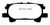 EBC DP41682R Yellowstuff Rear Brake Pads, Lexus RX330 3.3 2004-2007