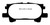 EBC DP41682R Yellowstuff Rear Brake Pads, Lexus RX330 3.3 2004-2007