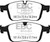 EBC DP42296R Yellowstuff Front Brake Pads, Volvo XC60 2.0L Turbo T5 2016+