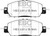 EBC DP43062R Yellowstuff Front Brake Pads, Honda Accord LX Sedan 2.4L 2016+