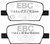 EBC DP43064R Yellowstuff Rear Brake Pads, Cadillac CT6 2.0L Turbo 2016+