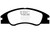EBC DP21568 Greenstuff 2000 Front Brake Pads, Kia Spectra 1.8 2004-2009