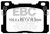 EBC DP43077R Yellowstuff Rear Brake Pads, Genesis G90 5.0L 2017+