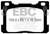EBC DP43077R Yellowstuff Rear Brake Pads, Genesis G90 5.0L 2017+
