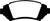 EBC 05 Buick Le Sabre (FWD) 3.8 (16in Wheels) Redstuff Front Brake Pads