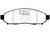 EBC DP61747 Greenstuff 6000 Elite Front Brake Pads, Nissan Frontier 2.5 2WD 2005+