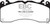 EBC DP53040NDX Bluestuff Front Brake Pads, Ford Mustang (6Th Gen) 2.3L Turbo (GT Package) 2015+
