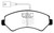 EBC DP61969/2 Greenstuff 6000 Elite Front Brake Pads, Ram Trucks Promaster 3.0L TD 2014-2016