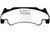 EBC DP61739 Greenstuff 6000 Elite Front Brake Pads, Dodge Ram SRT-10 8.3 2005-2006