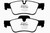 EBC DP41593R Yellowstuff Rear Brake Pads, Mercedes-Benz G55 AMG 5.4 Supercharged 2005-2006