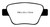 EBC DP22075 Greenstuff 2000 Rear Brake Pads, Audi A3 2.0 Turbo (Bosch rear caliper) 2010-2013