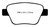 EBC 10-13 Audi A3 2.0 Turbo (Bosch rear caliper) Redstuff Rear Brake Pads