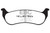 EBC DP21668 Greenstuff 2000 Rear Brake Pads, Chrysler Pacifica 3.5 2005-2007