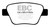 EBC DP42075R Yellowstuff Rear Brake Pads, Audi A3 2.0 Turbo (Bosch rear caliper) 2010-2013