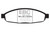 EBC DP21688 Greenstuff 2000 Front Brake Pads, Chrysler Pacifica 3.5 2005-2007