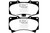 EBC DP41759R Yellowstuff Front Brake Pads, Hummer H3 3.5 2005-2007