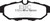 EBC 10-14 Ford Mustang 3.7 Redstuff Rear Brake Pads