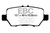 EBC DP41736R Yellowstuff Rear Brake Pads, Acura RL 3.5 2005-2008