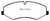 EBC DP42060R Yellowstuff Front Brake Pads, Land Rover LR4 5 2010-2014