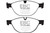 EBC 10-15 Jaguar XF 5.0 Supercharged (470) Redstuff Front Brake Pads
