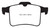 EBC DP32059C Redstuff Ceramic Rear Brake Pads, Jaguar XF 5.0 Supercharged (470) 2010-2015