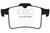 EBC 10-15 Jaguar XF 5.0 Supercharged (470) Redstuff Rear Brake Pads