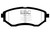 EBC 05-08 Subaru Tribeca 3.0 Extra Duty Front Brake Pads