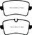 EBC DP22082 Greenstuff 2000 Rear Brake Pads, Audi A6 2.0 Turbo 2011