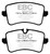 EBC 11 Audi A6 2.0 Turbo Redstuff Rear Brake Pads