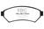 EBC DP41727R Yellowstuff Front Brake Pads, Buick Allure (Canada) 3.6 2005-2009