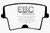 EBC DP41722R Yellowstuff Rear Brake Pads, Chrysler 300 2.7 2005-2009