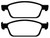 EBC DP63008 Greenstuff 6000 Elite Front Brake Pads, Ford Escape 1.6L/2.0L (Incl 4WD) 2013+