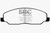 EBC 05-10 Ford Mustang 4.0 Redstuff Front Brake Pads