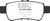 EBC DP61744 Greenstuff 6000 Elite Rear Brake Pads, Honda Odyssey 3.5 2005-2010 (For 11.7in. Rotors)