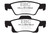 EBC 11+ Dodge Durango 3.6 Ultimax2 Rear Brake Pads