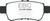 EBC DP41744R Yellowstuff Rear Brake Pads, Honda Odyssey 3.5 2005-2010