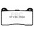 EBC Racing Wilwood Dynalite Narrow Caliper RP-1 Race Brake Pads