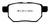 EBC DP21947 Greenstuff 2000 Rear Brake Pads, Lexus CT200h 1.8 Hybrid 2011+