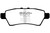 EBC DP41748R Yellowstuff Rear Brake Pads, Nissan Pathfinder 4.0 2005-2012