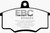EBC 80-82 Audi 4000 1.6 Redstuff Front Brake Pads