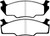 EBC 80-84 Volkswagen Golf 1.6 Ultimax2 Front Brake Pads
