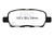 EBC Racing 03-09 Nissan 350Z RP-1 Race Rear Brake Pads