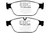 EBC DP42087R Yellowstuff Front Brake Pads, Audi A8 Quattro 3.0 Supercharged 2011-2012
